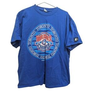 Vintage 1994 Starter Toronto Blue Jays World Series T-Shirt‎ L Single Stitch
